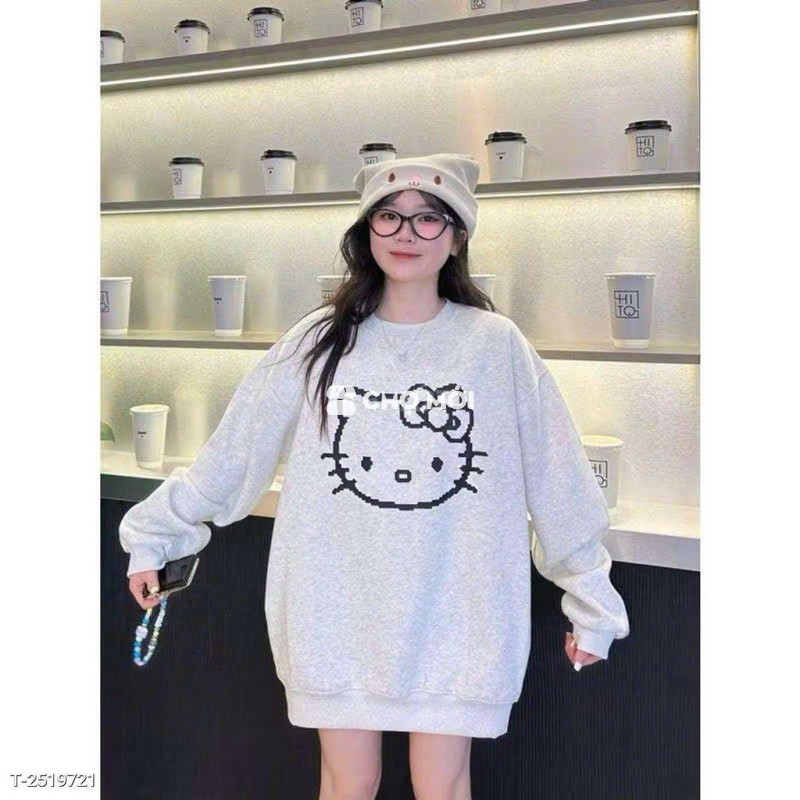 Áo sweater nữ vải dày mịn