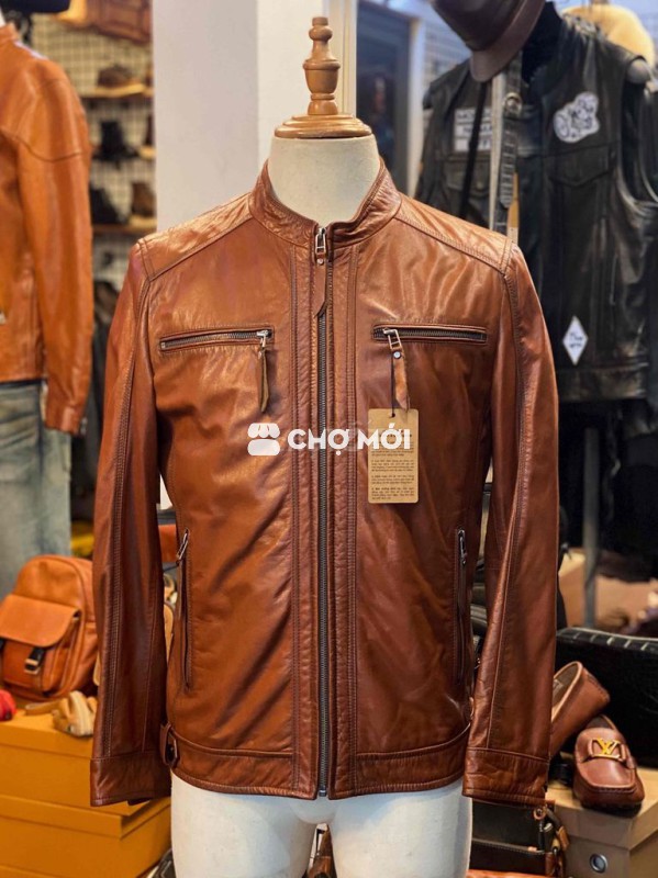 Áo khoác da bò pakistan