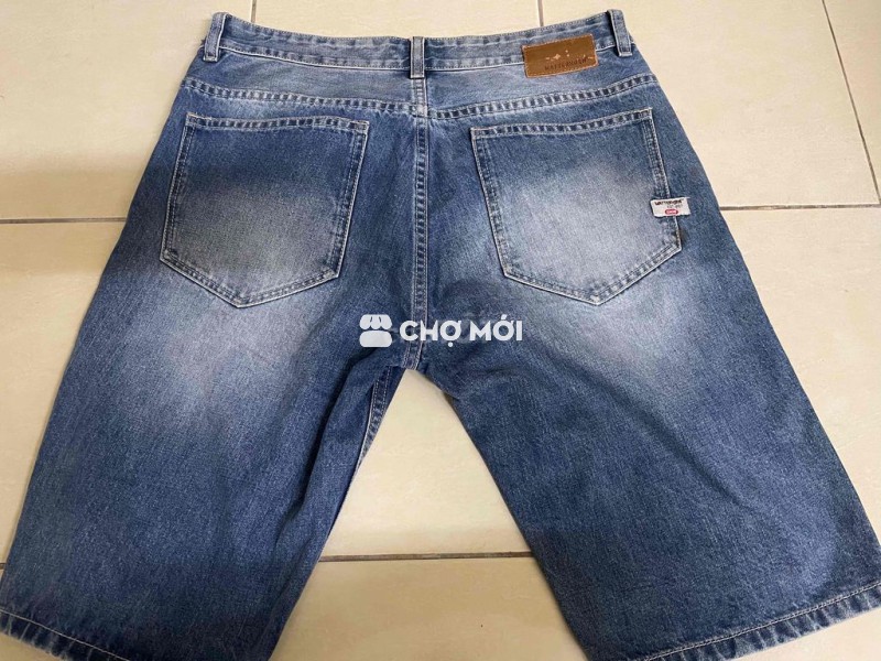 Quần jean lửng nam Jean size 34