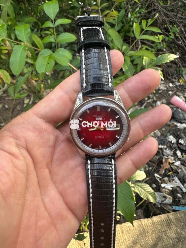 Đồng hồ Seiko 5 Automatic Nam Đỏ
