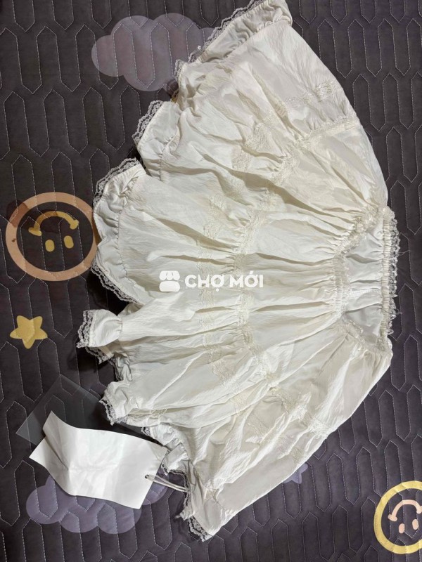 Váy nữ vải mềm mại màu Trắng