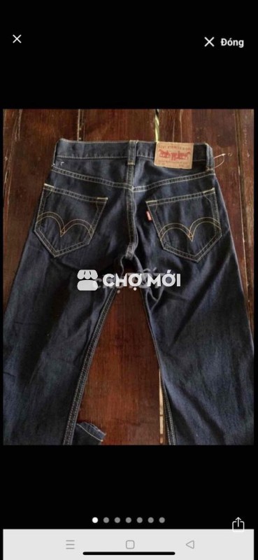 LEVI’S 509 jeans 100%cotton hãng US size 31-29