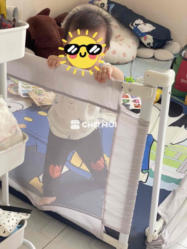 Thanh chắn giường Vải lưới 1m6x2m