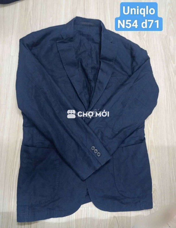 Áo vest Uniqlo Nam Xanh navy size S, M 97%