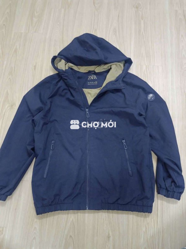 Áo khoác gió Zara lót lưới nam nữ size S, M