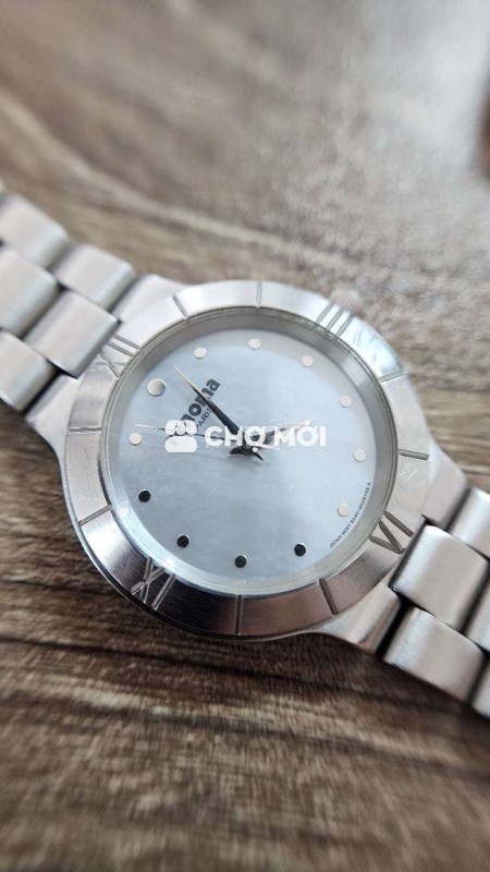 Đồng hồ Renoma Paris Nam Thép đúc Bạc