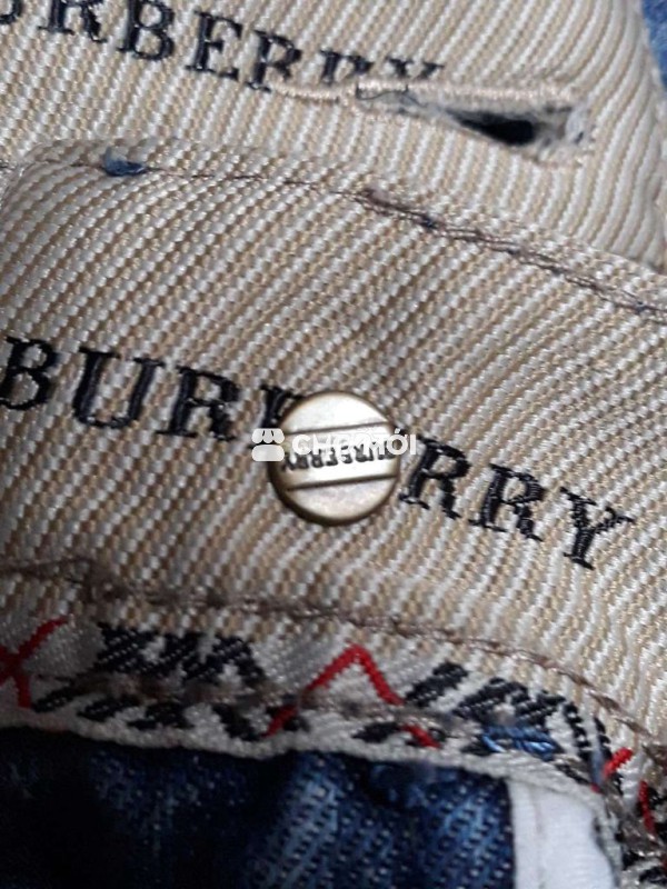 Quần jean nam Burberry Cotton ton 32