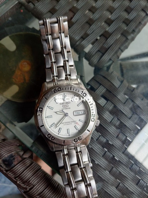 Đồng hồ Seiko 5 Sports Nam Inox Bạc