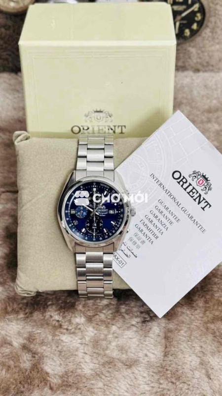 Orient Pin Solar Chronograph Trôi Nội Địa Nhật