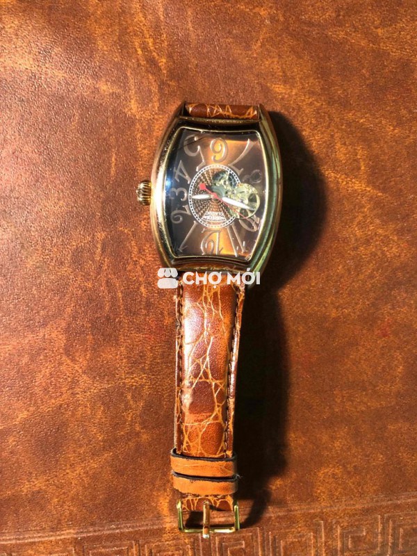 Đồng hồ đeo tay Nam dây da Nâu