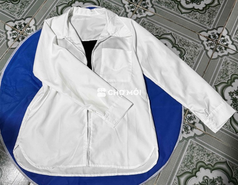 Áo sơ mi khoá 2 chiều&Áo quây ngực có mút croptop