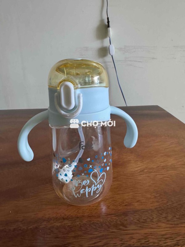 Bình tập uống Fatz nhựa xanh vàng