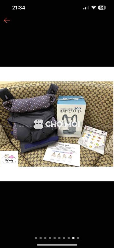 thanh lý địu em bé mới 90%