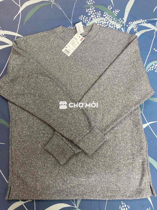 Áo len Uniqlo Nam/Nữ size M Xám