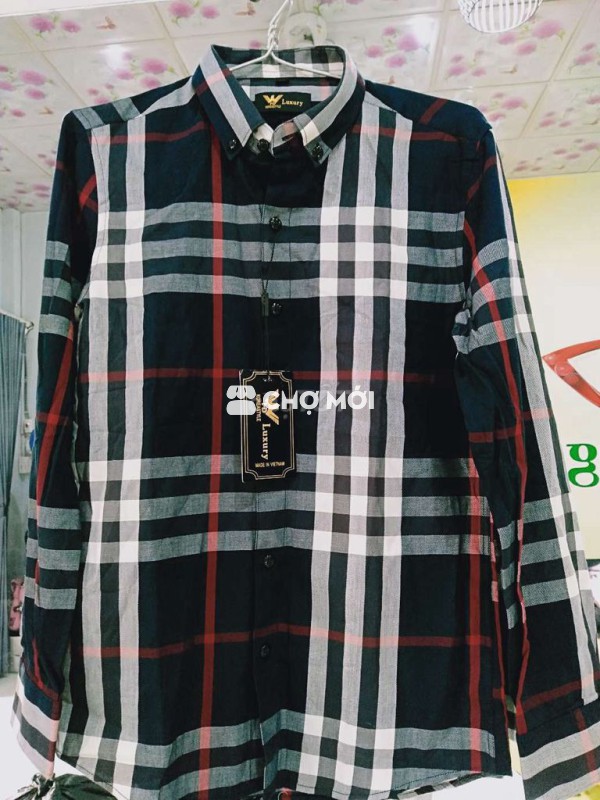 Áo sơ mi nam vải đa màu 40 đến 50 kg