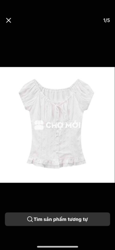 Áo kiểu nữ trắng  , ib để chốt giá tốt hơn
