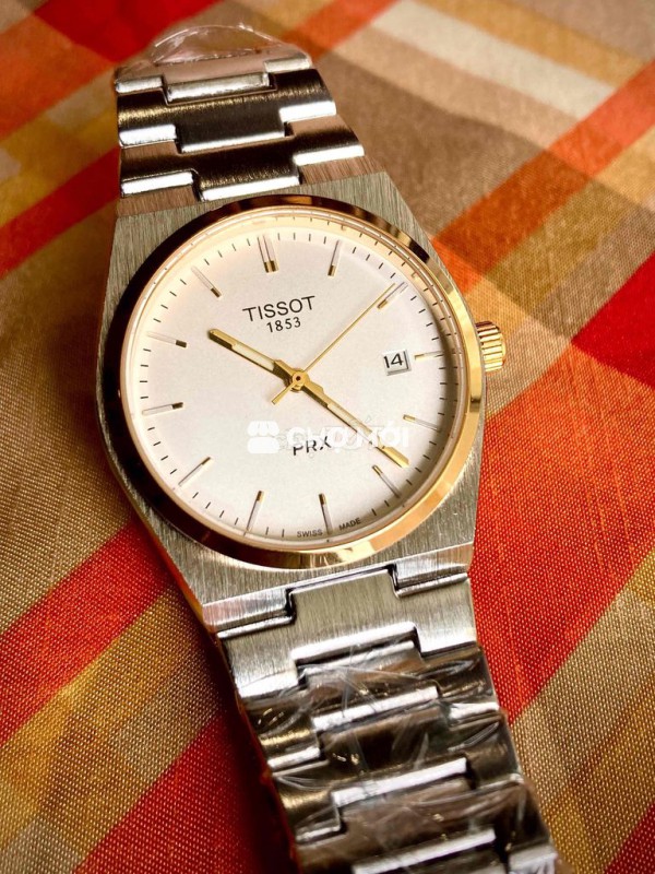 Đồng hồ Tissot PRX Kim loại Bạc Vàng