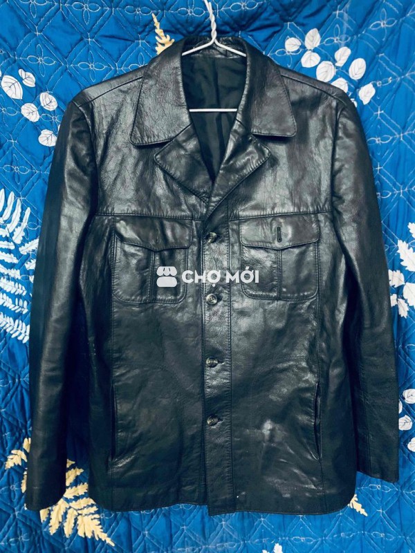 Áo khoác nam da thật size 54