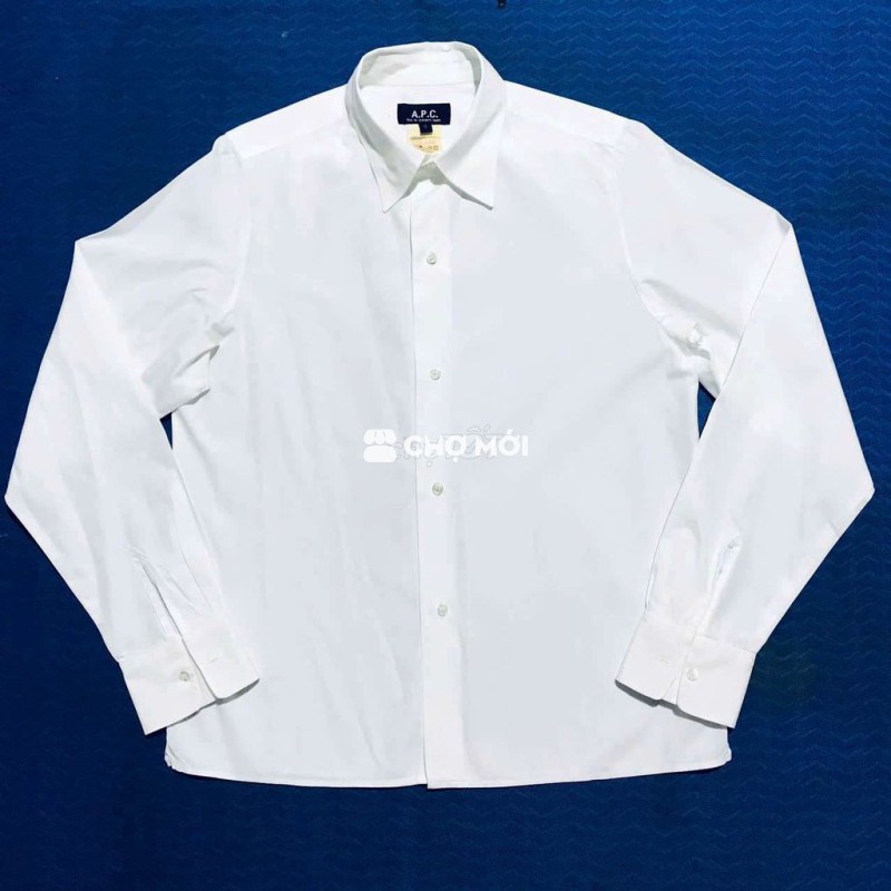 Áo sơ mi A.P.C. Nam Cotton Trắng size S, M