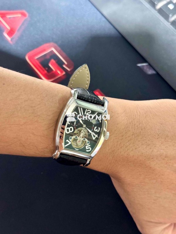 Đồng hồ Michel Jourdain EG-7319 Nam Dây da Đen