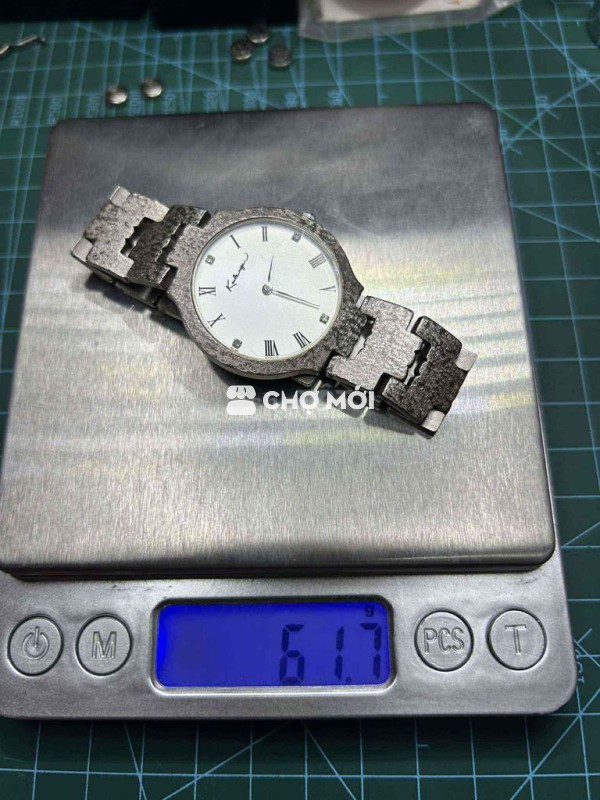 Đồng hồ đeo tay Unisex Bạc đúc 925 size 32mm