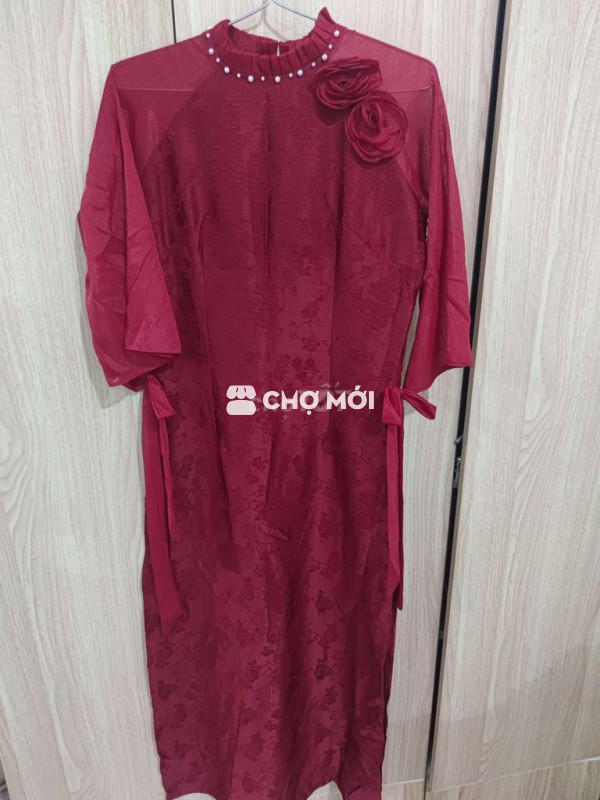 Áo dài Nữ Đỏ đô size M Mới
