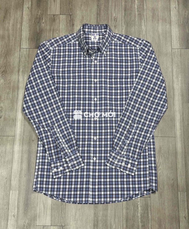 Áo sơ mi Uniqlo Kẻ caro size M