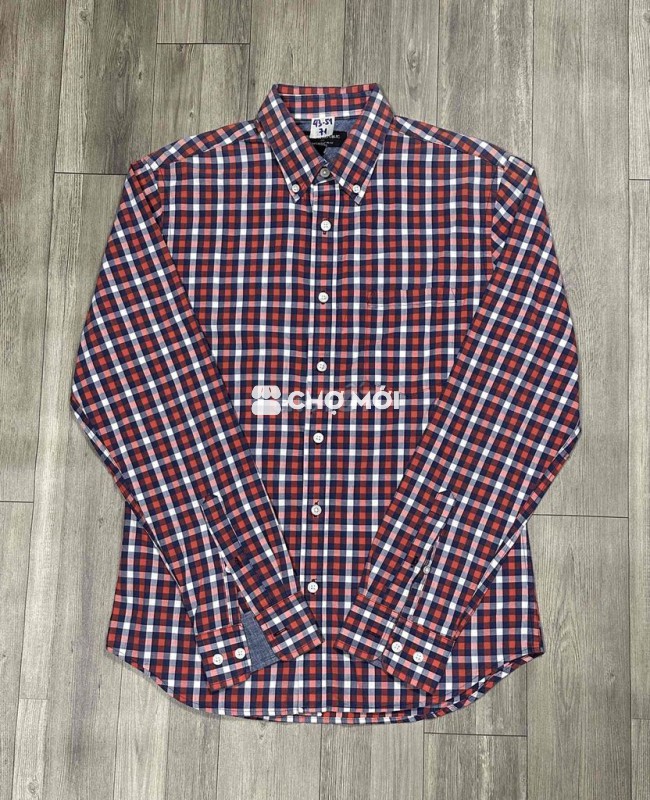 Áo sơ mi Banana Republic nam kẻ caro size M