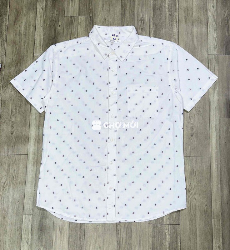 Áo sơ mi Corisco Nam Cotton Trắng size L