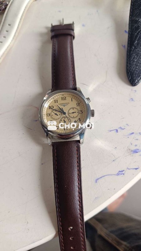 Longines Master Collection Thép không gỉ, Da