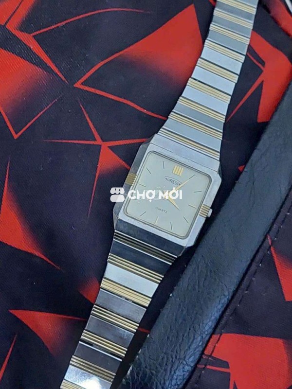 Đồng hồ Aureole Quartz tank Thép không gỉ