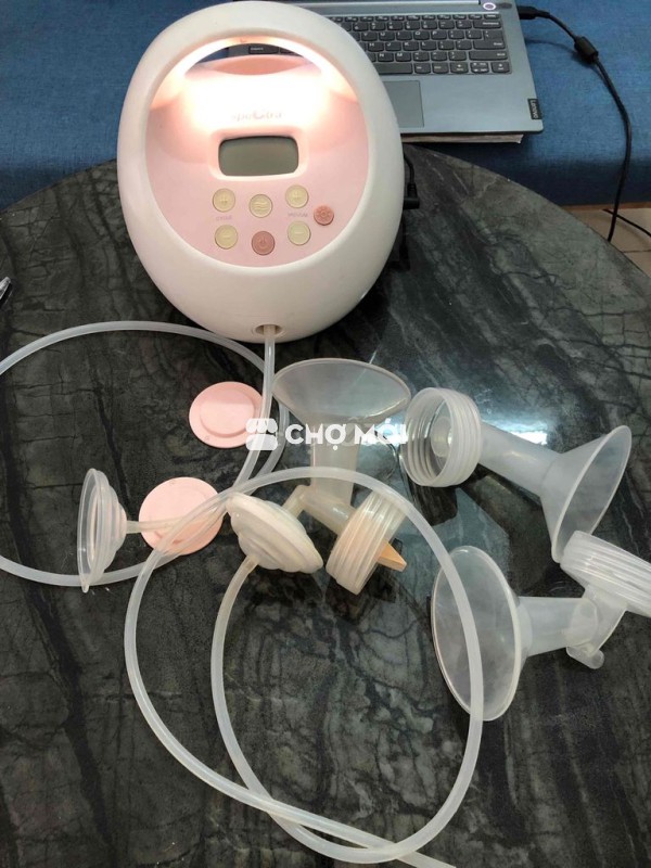 Máy hút sữa Spectra Đôi Hồng trắng