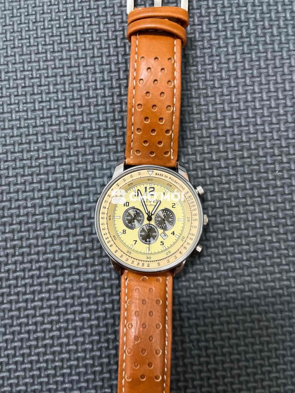 Đồng hồ Citizen Nam dây Da Nâu