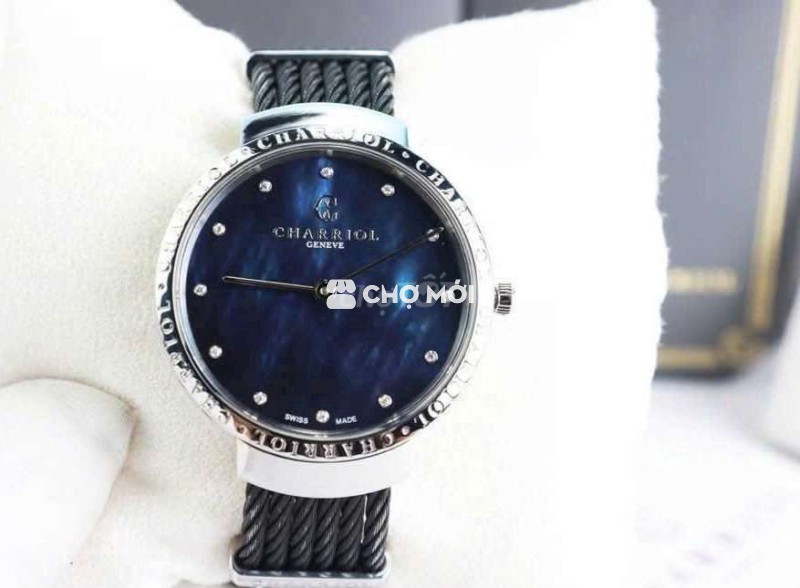 Charriol Xà Cừ Tím Cọc Số Kim Cương Fullbox