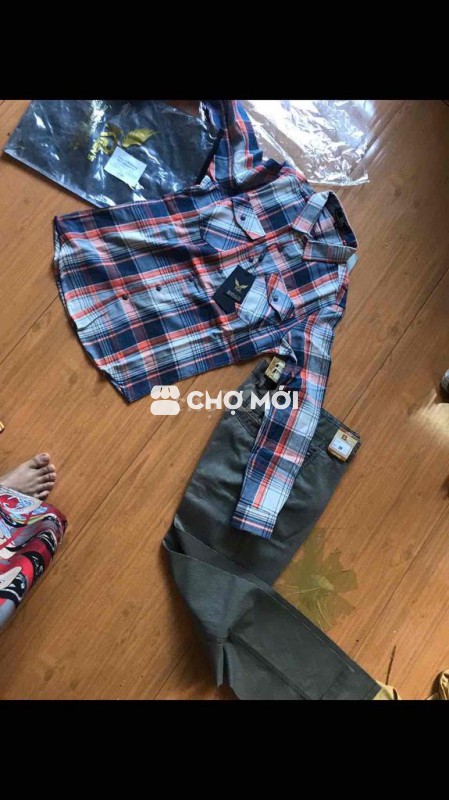 quần kaki z29 eo 74 + 1 áo sơ mi M