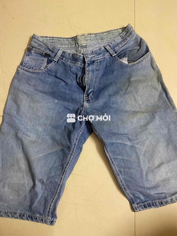 Quần short True Religion nam vải bò