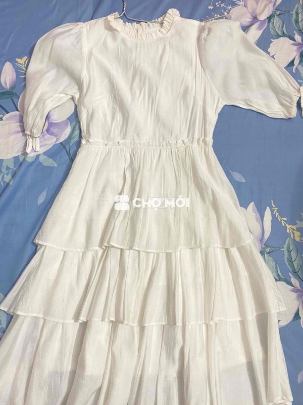 Đầm Nữ Vải mềm mại Trắng Như mới