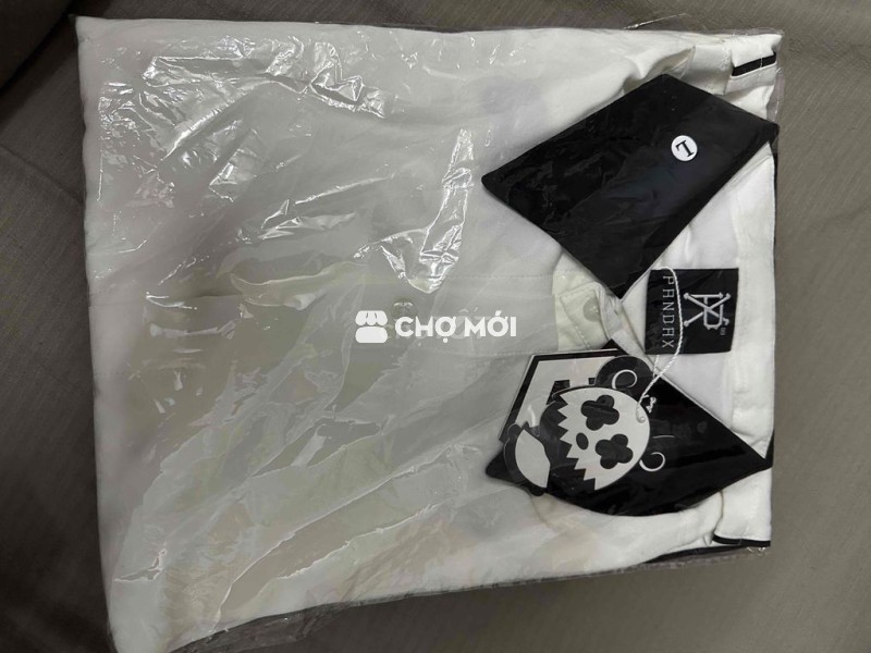 Áo sơ mi nam size L màu Trắng Mới