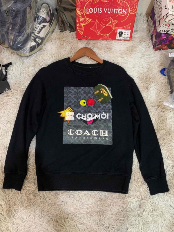 Áo sweatshirt Coach Nỉ Nam size M