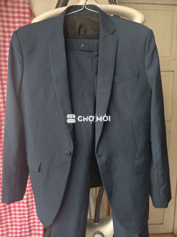 Bộ vest DUY NGUYỄN Nam Xanh đen