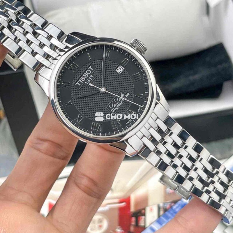 Tissot Le Locle Pw80 Nam full box Dial đen 2 lòng