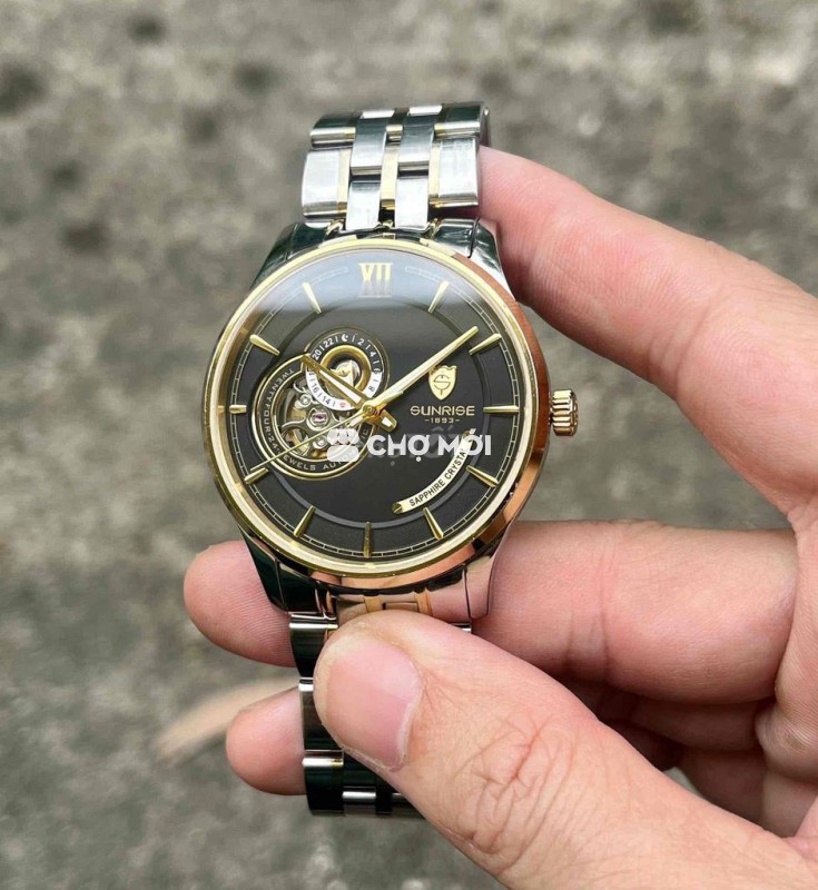 Đồng hồ Sunrise 7002SC Đen,