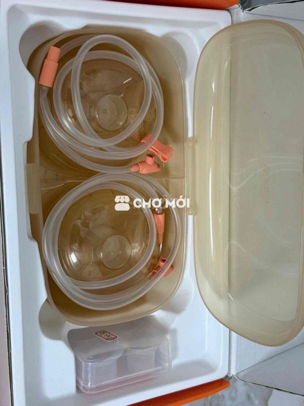 Máy hút sữa Bololo 2in1 Trắng cam