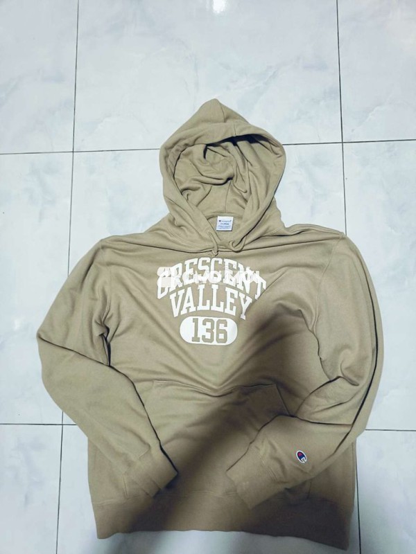 Áo hoodie Champion Nâu be XL