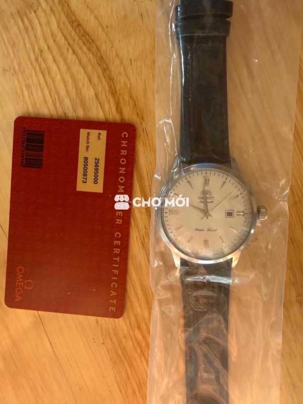 Đồng hồ Orient Nam dây da Đen