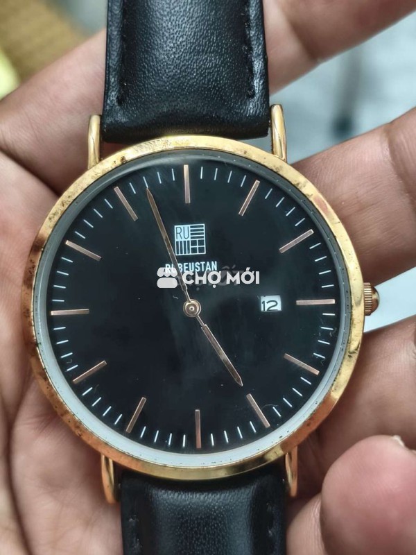 Đổng hồ Nhật 2 kim, size 40mm, 1 lịch, viền mỏng