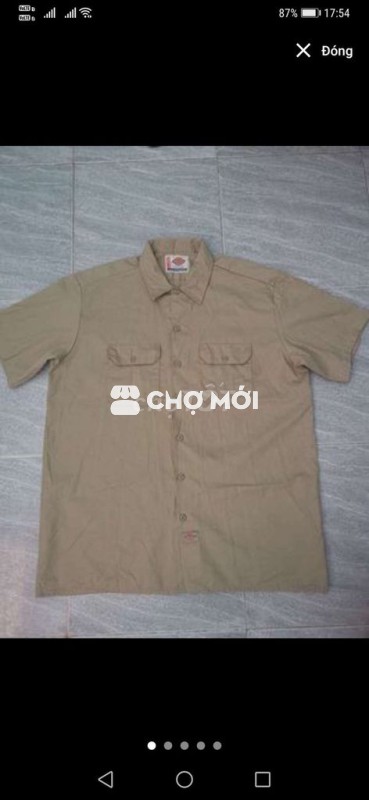 Áo khoác kaki Dickies Workwear BasicU.S Nâu form L