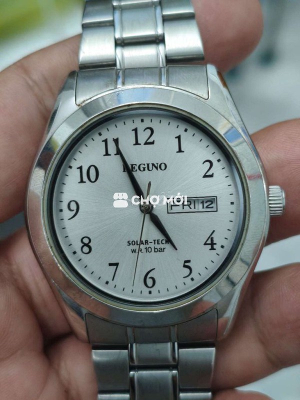 Đồng hồ Nhật solar, phom tanh lngang 38mm, 2 lịch