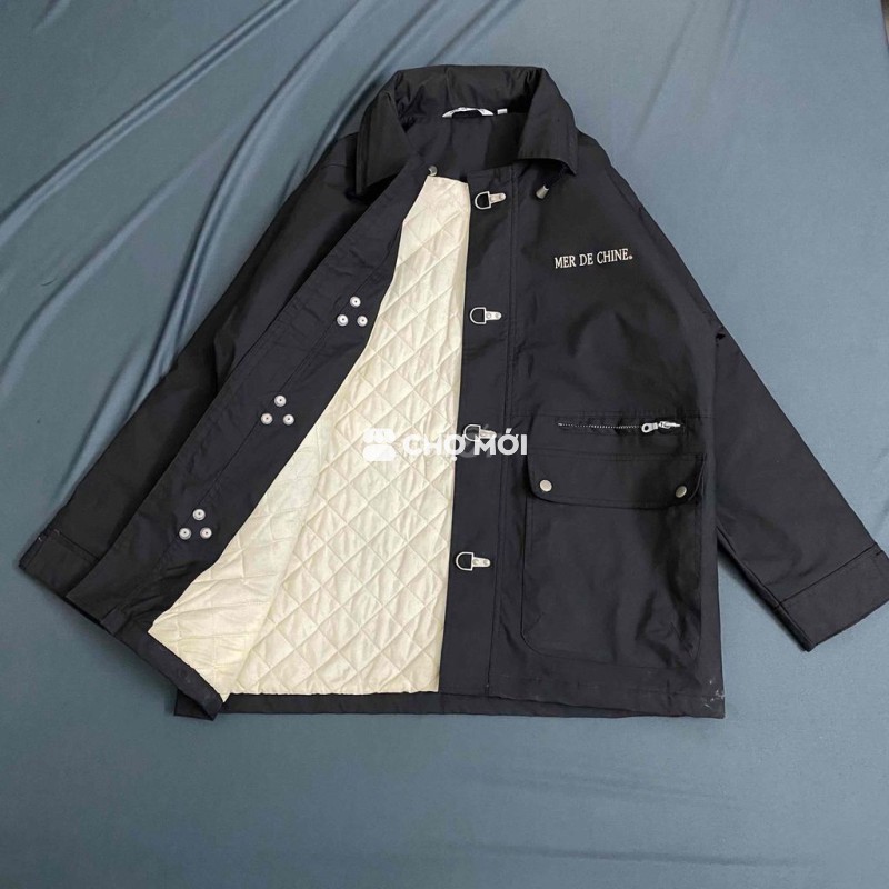 Áo khoác Polyester Đen