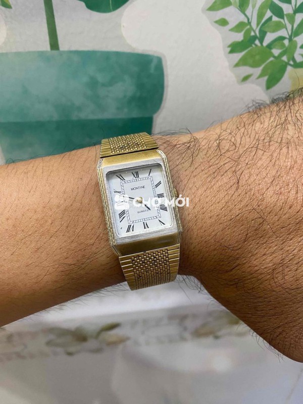 Đồng hồ MONTINE Nam Vàng Kim loại